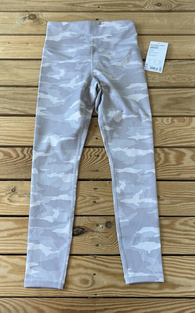 NWT Athleta Elation Leggings Size XS Women’s Grey Camo MSRP $89